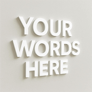 3D Letters by ZAA Enterprises