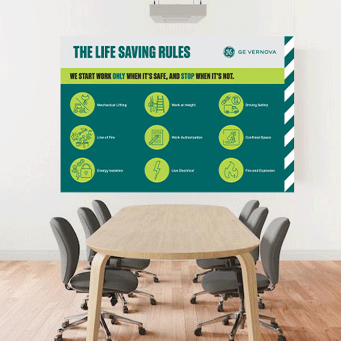 GE Safety Sign & Flex Printing