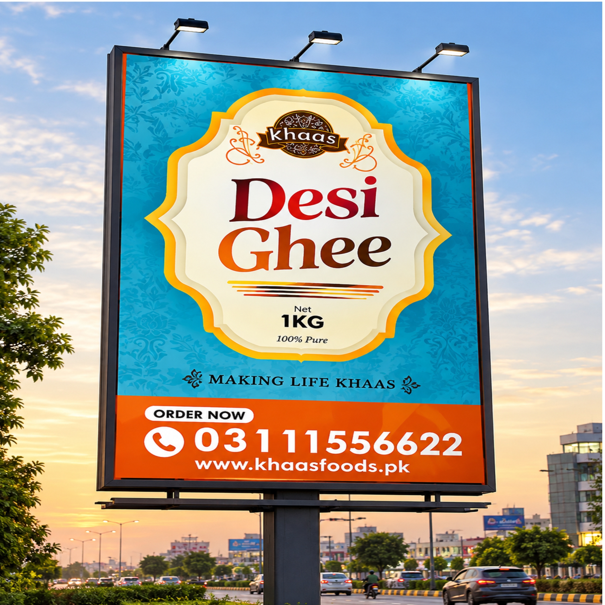 Khaas Food billboard printing
